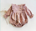 Pink Polka dot Romper