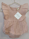 Ruffle Linen Romper