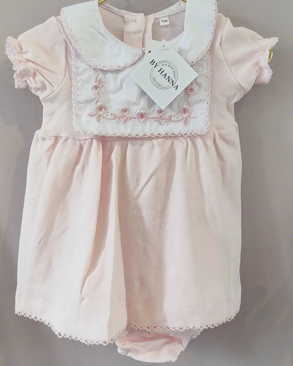 Embroidered Dress and Knicker Set