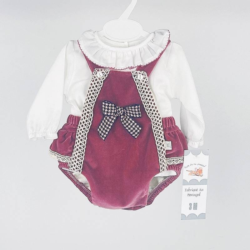 Velvet Romper Set