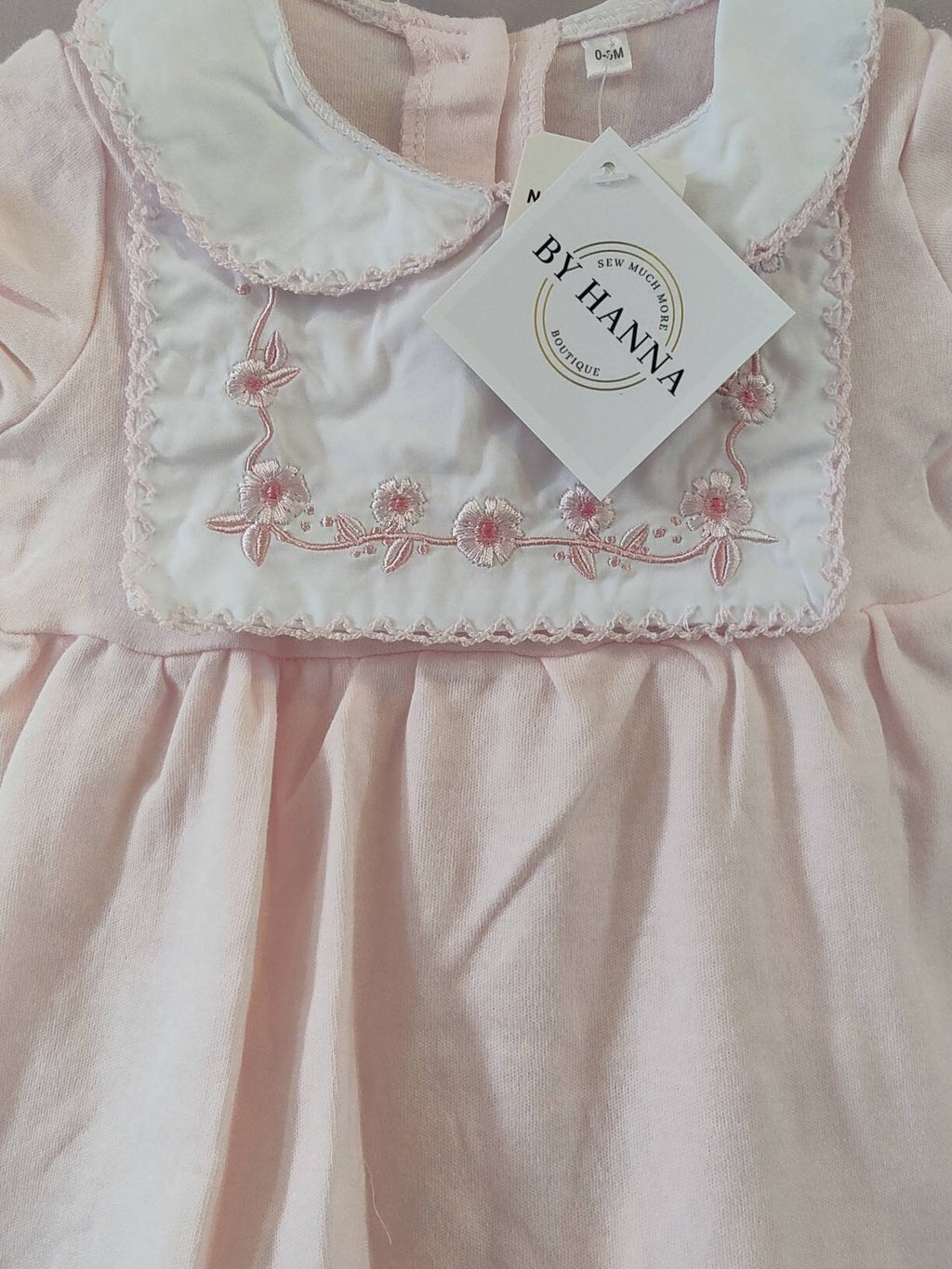 Embroidered Dress and Knicker Set