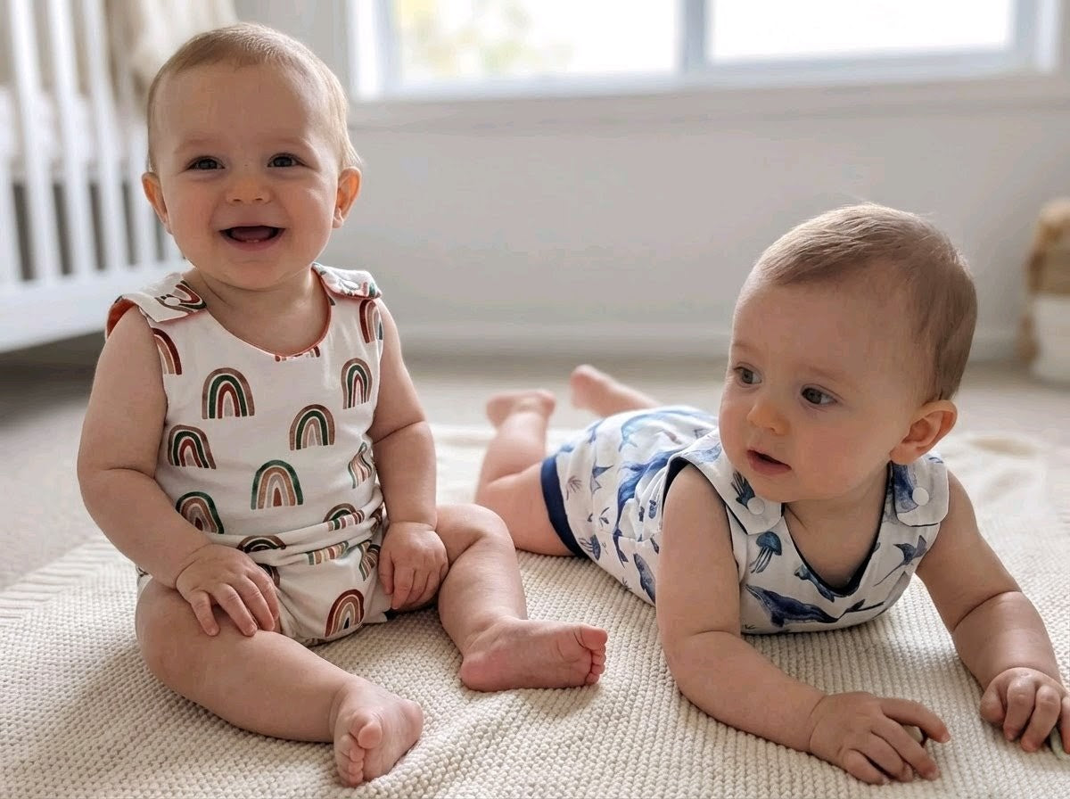 Sea life/ Rainbow Romper
