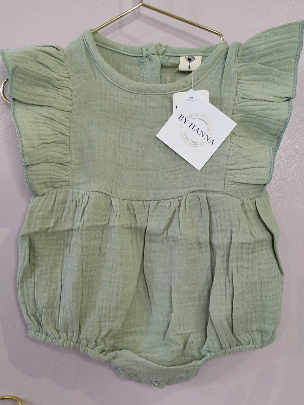 Muslin Ruffle Romper