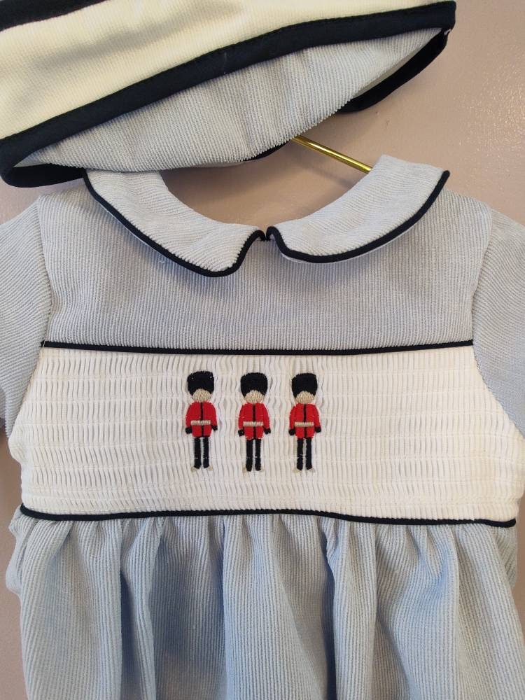 Toy Solider Romper and Hat set