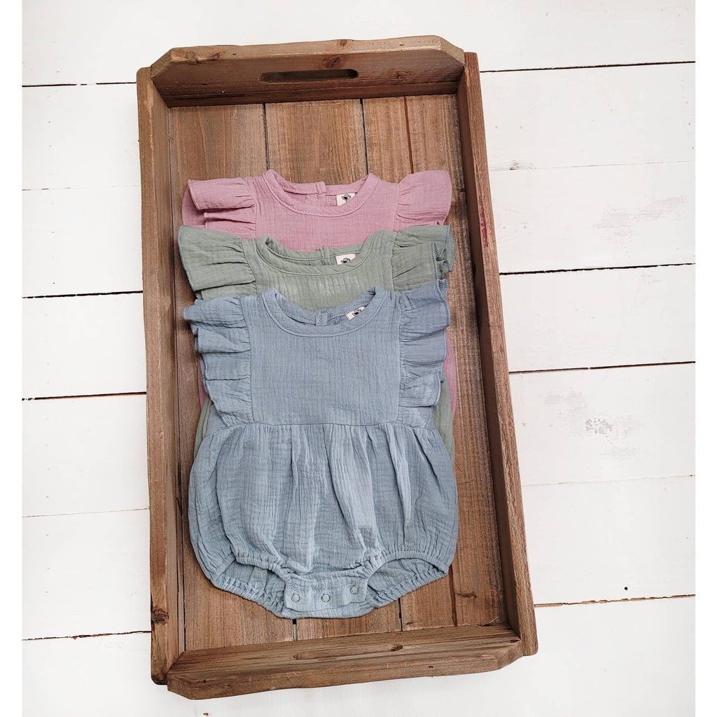 Muslin Ruffle Romper