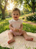 Smocked Shirt and Short Set