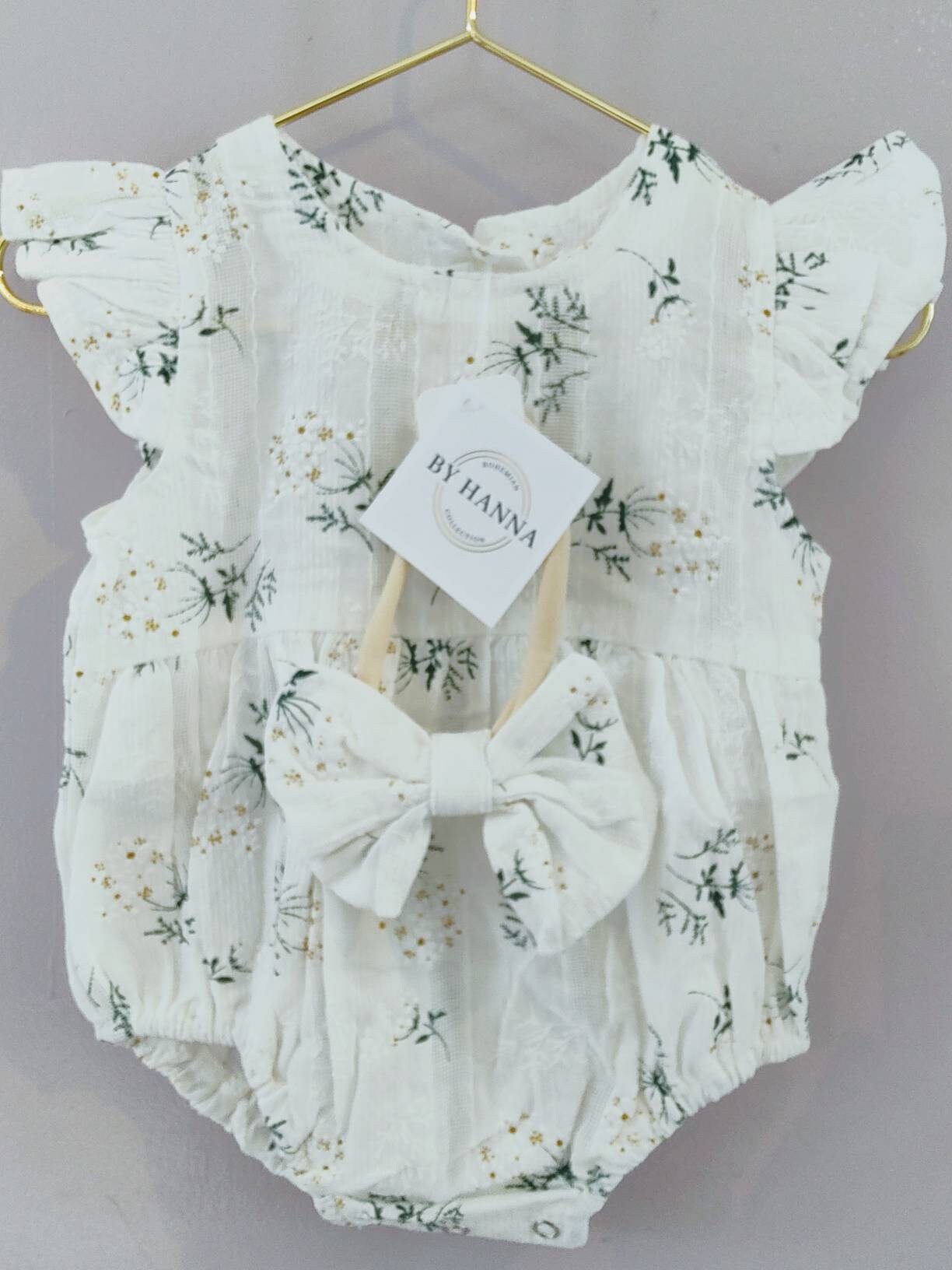Flora Romper and Headband Set